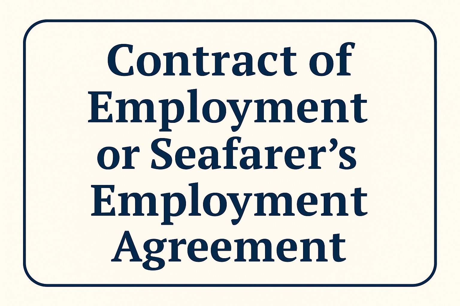 Seafarer's Employment Agreement.jpg