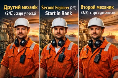 Start in Rank Другий механік  старт у посаді  Второй механик 2E старт в должности.jpg